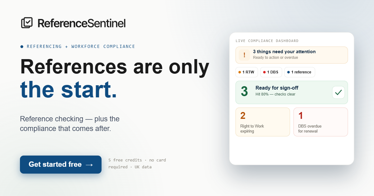 Sign In | ReferenceSentinel